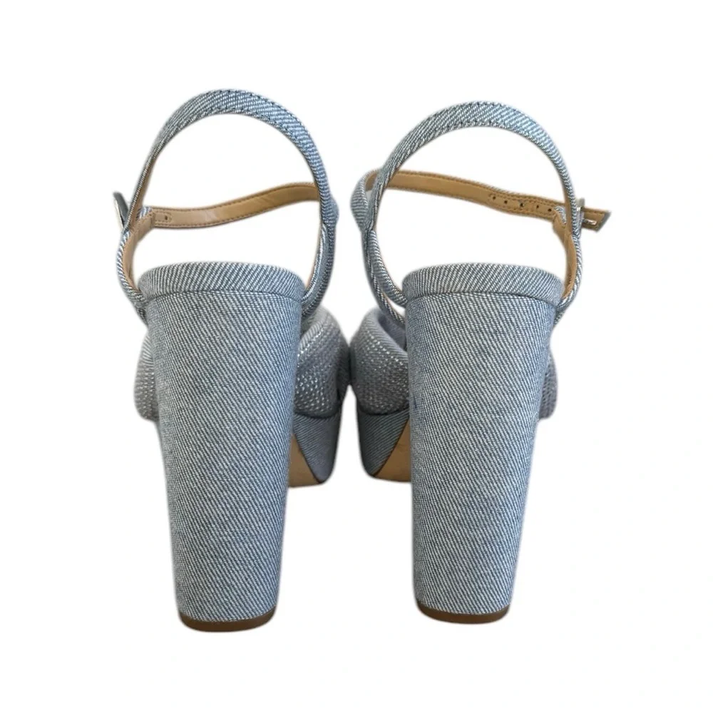 MICHAEL Michael Kors Josie’s Rhinestone Denim Style Platform Sandals